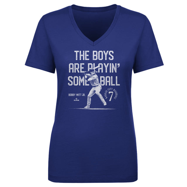Bobby Witt Jr. Women's V-Neck T-Shirt | 500 LEVEL