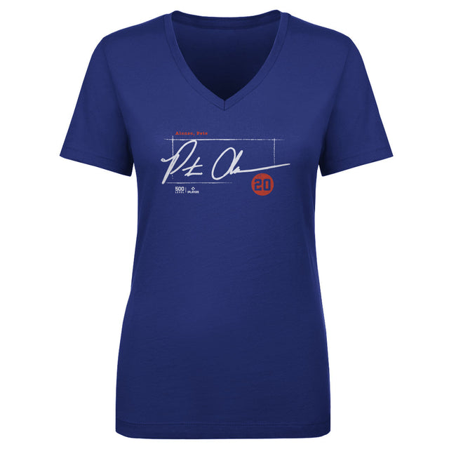Pete Alonso Women's V-Neck T-Shirt | 500 LEVEL
