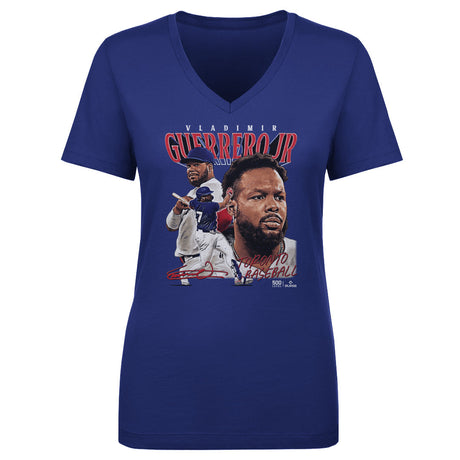 Vladimir Guerrero Jr. Women's V-Neck T-Shirt | 500 LEVEL