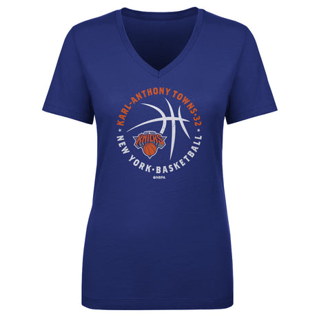 Karl-Anthony Towns Women's V-Neck T-Shirt | 500 LEVEL