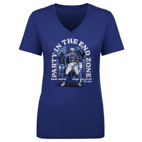 Gabe Davis Women's V-Neck T-Shirt | 500 LEVEL