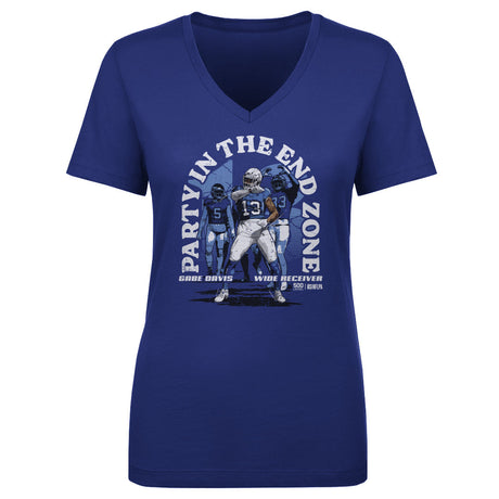 Gabe Davis Women's V-Neck T-Shirt | 500 LEVEL