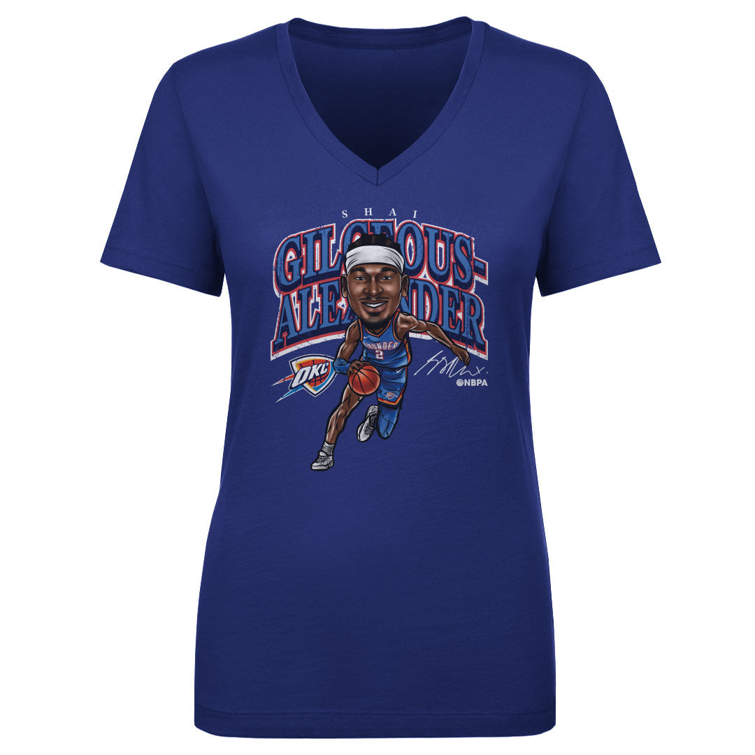 Shai Gilgeous-Alexander Women's V-Neck T-Shirt | 500 LEVEL