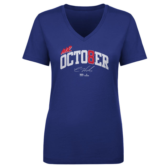 Enrique Hernandez Women's V-Neck T-Shirt | 500 LEVEL