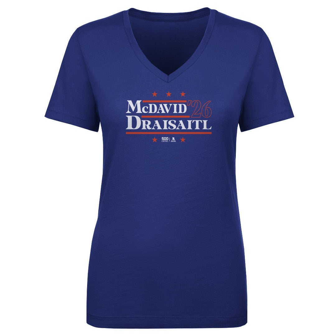 Connor McDavid Women's V-Neck T-Shirt | 500 LEVEL