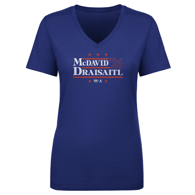 Connor McDavid Women's V-Neck T-Shirt | 500 LEVEL