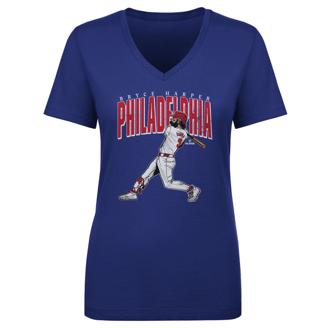 Bryce Harper Women's V-Neck T-Shirt | 500 LEVEL