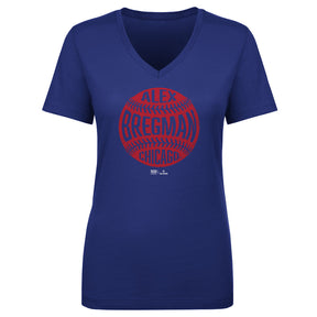 Alex Bregman Women's V-Neck T-Shirt | 500 LEVEL