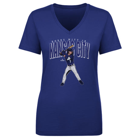 Bobby Witt Jr. Women's V-Neck T-Shirt | 500 LEVEL