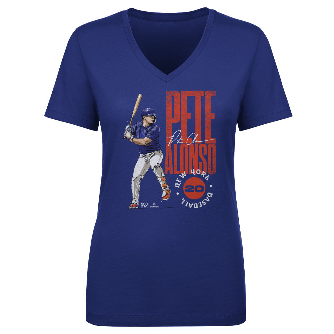 Pete Alonso Women's V-Neck T-Shirt | 500 LEVEL