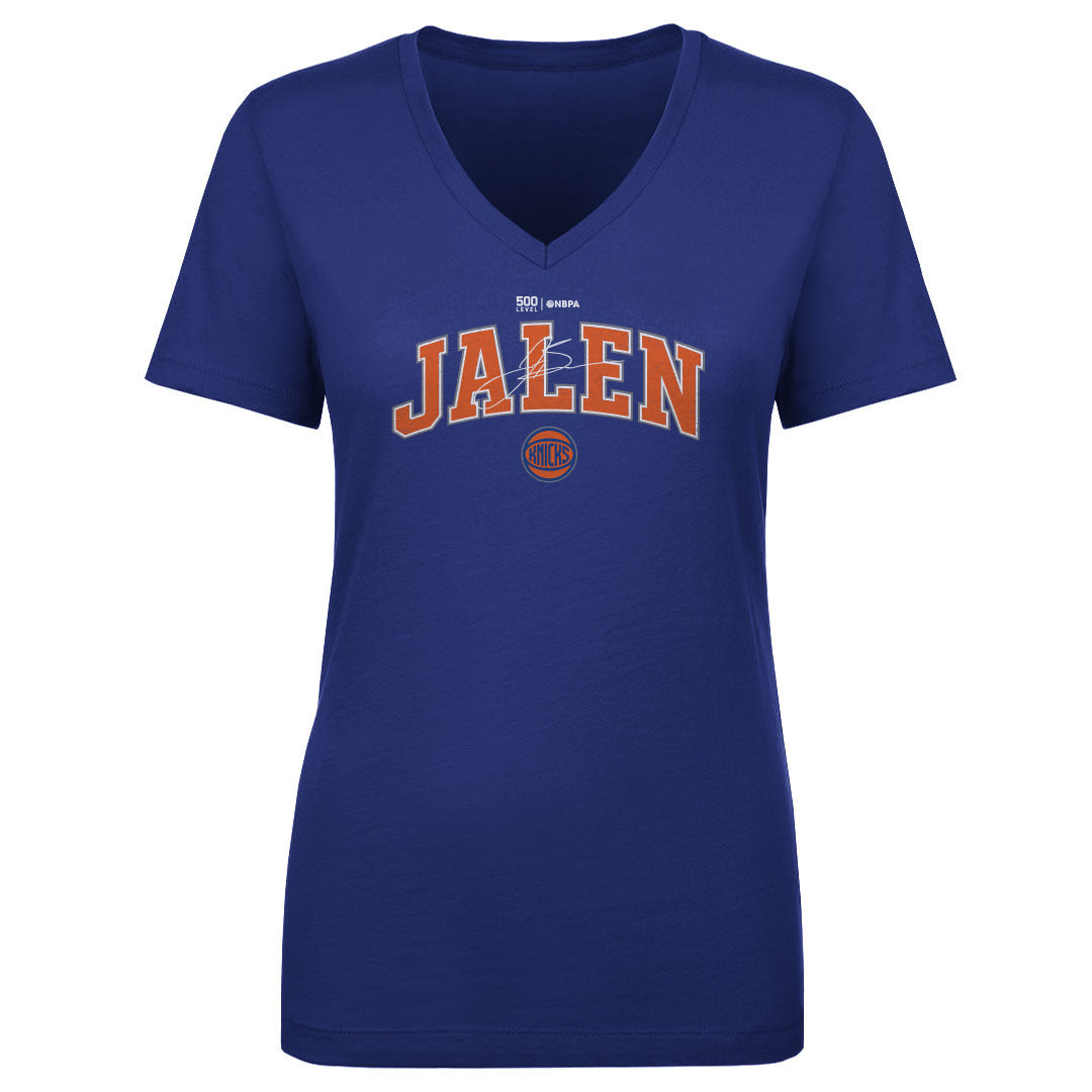 Jalen Brunson Women's V-Neck T-Shirt | 500 LEVEL