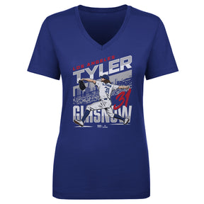 Tyler Glasnow Women's V-Neck T-Shirt | 500 LEVEL