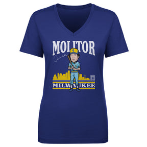 Paul Molitor Women's V-Neck T-Shirt | 500 LEVEL