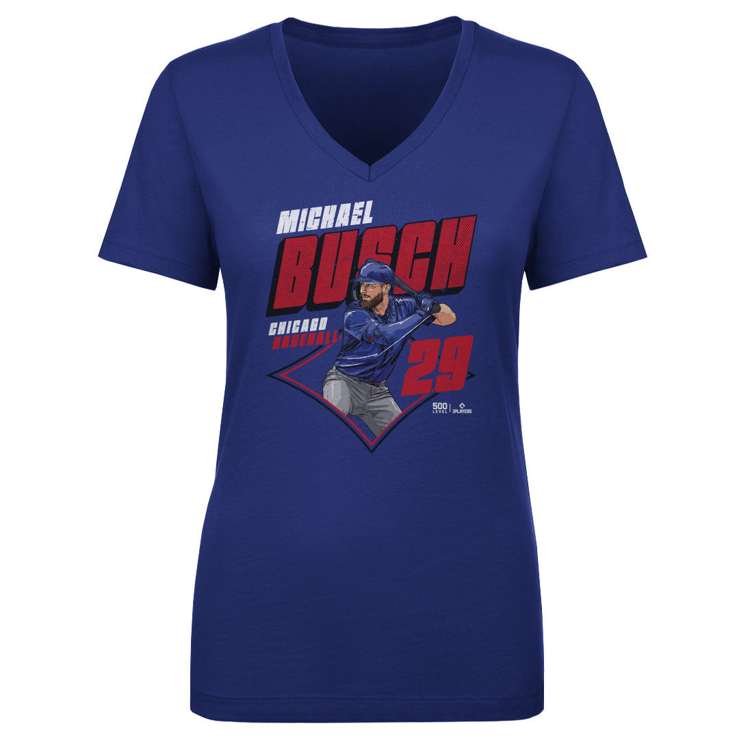 Michael Busch Women's V-Neck T-Shirt | 500 LEVEL
