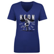 Keon Coleman Women's V-Neck T-Shirt | 500 LEVEL