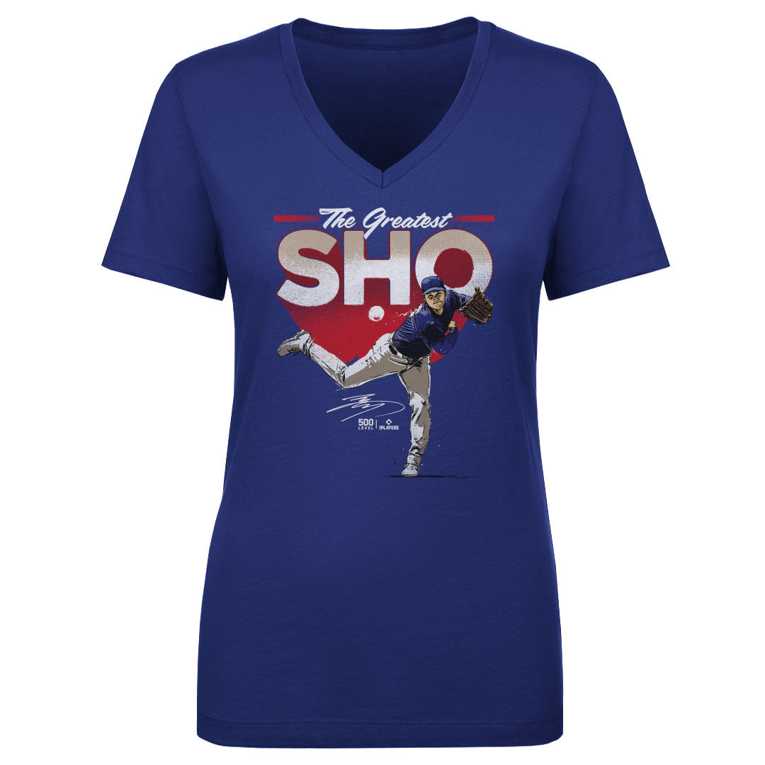 Shohei Ohtani Women's V-Neck T-Shirt | 500 LEVEL