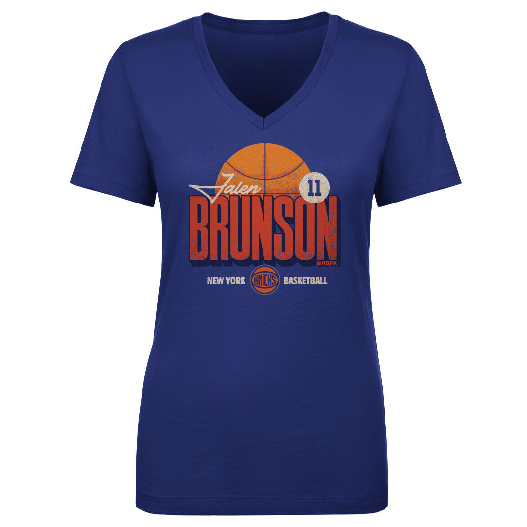Jalen Brunson Women's V-Neck T-Shirt | 500 LEVEL