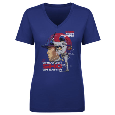 Shohei Ohtani Women's V-Neck T-Shirt | 500 LEVEL