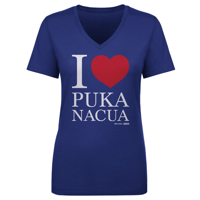 Puka Nacua Women's V-Neck T-Shirt | 500 LEVEL