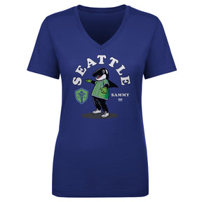 Seattle Sounders FC Women's V-Neck T-Shirt | 500 LEVEL