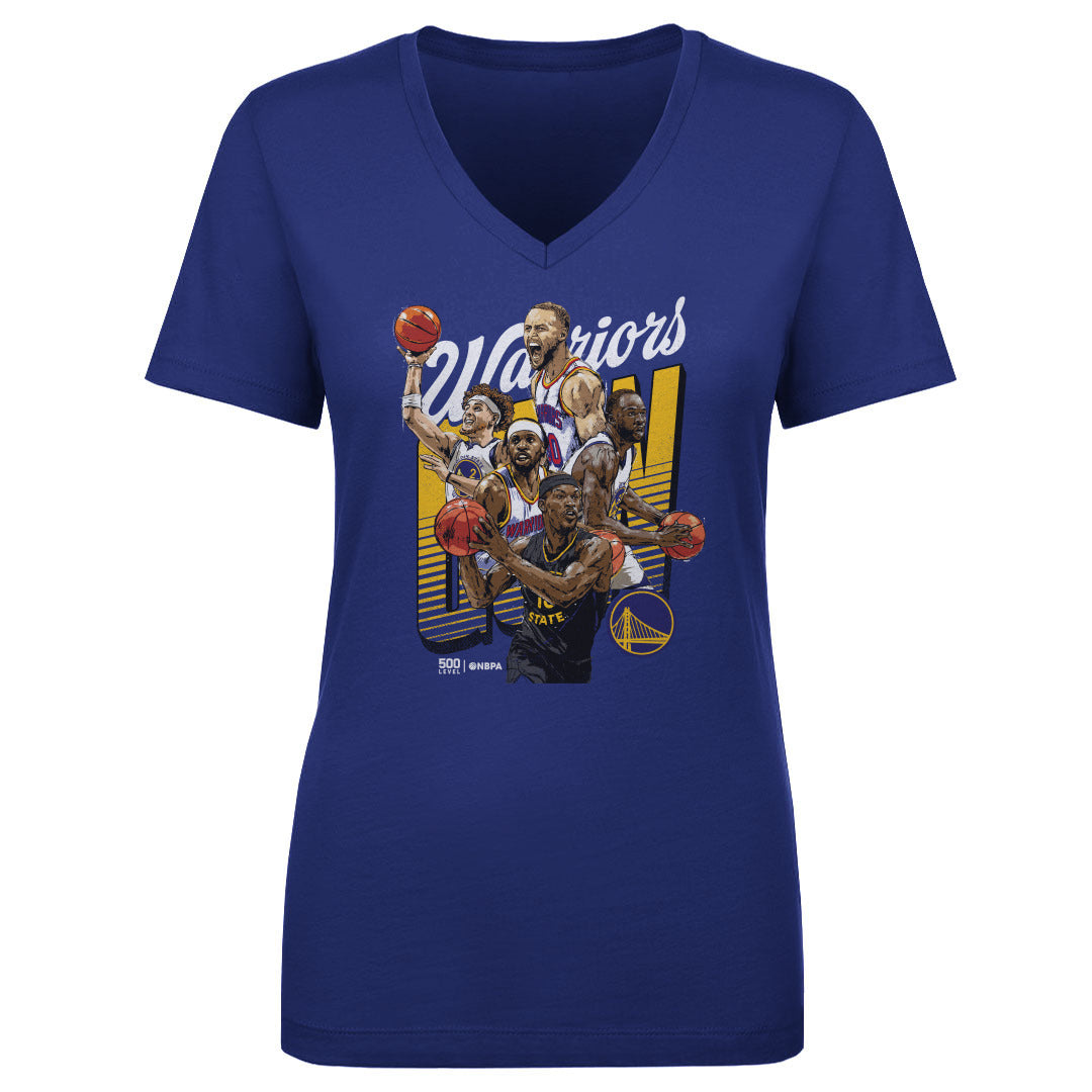 Golden State Warriors Women's V-Neck T-Shirt | 500 LEVEL