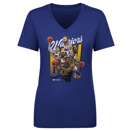Golden State Warriors Women's V-Neck T-Shirt | 500 LEVEL