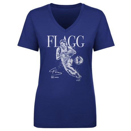 Cooper Flagg Women's V-Neck T-Shirt | 500 LEVEL