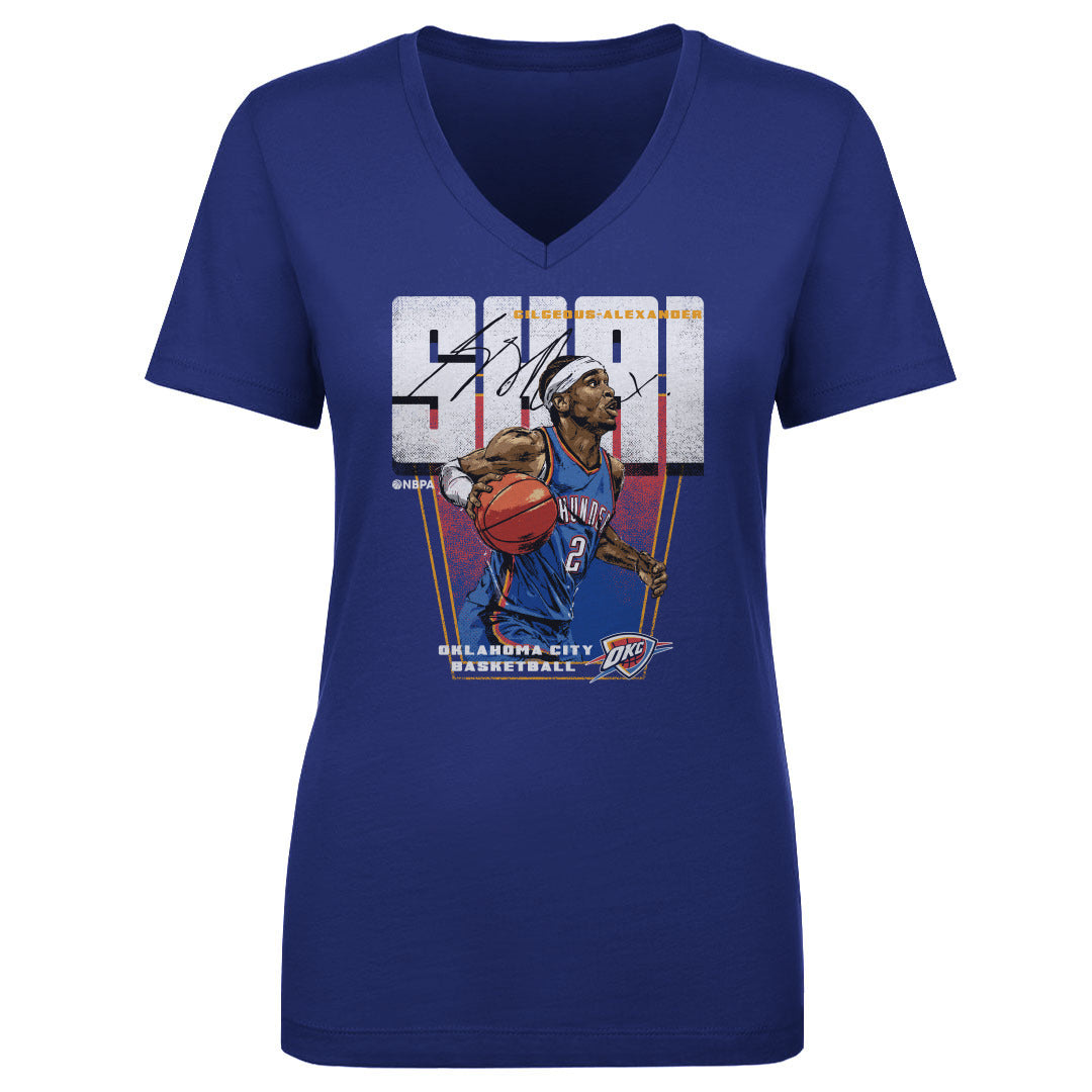 Shai Gilgeous-Alexander Women's V-Neck T-Shirt | 500 LEVEL