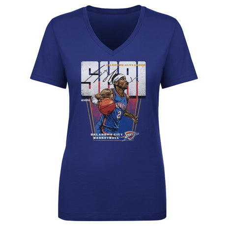 Shai Gilgeous-Alexander Women's V-Neck T-Shirt | 500 LEVEL