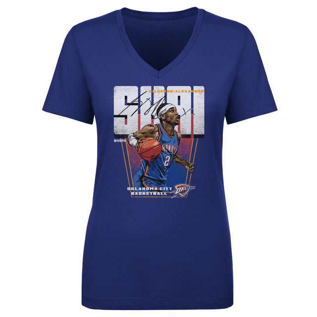 Shai Gilgeous-Alexander Women's V-Neck T-Shirt | 500 LEVEL