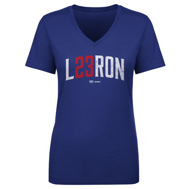 LeBron James Women's V-Neck T-Shirt | 500 LEVEL