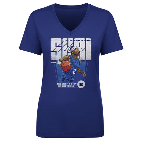 Shai Gilgeous-Alexander Women's V-Neck T-Shirt | 500 LEVEL