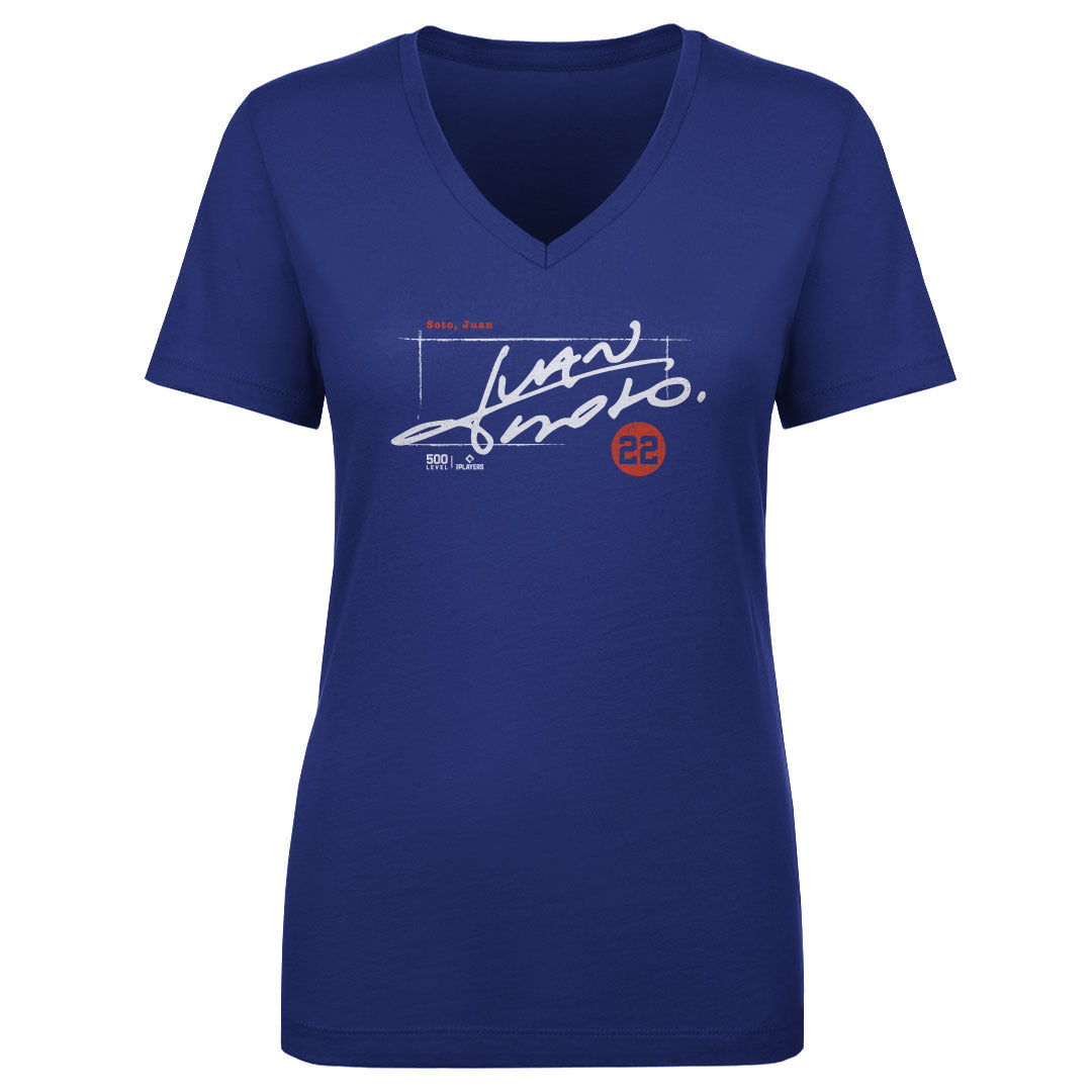 Juan Soto Women's V-Neck T-Shirt | 500 LEVEL