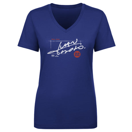 Juan Soto Women's V-Neck T-Shirt | 500 LEVEL