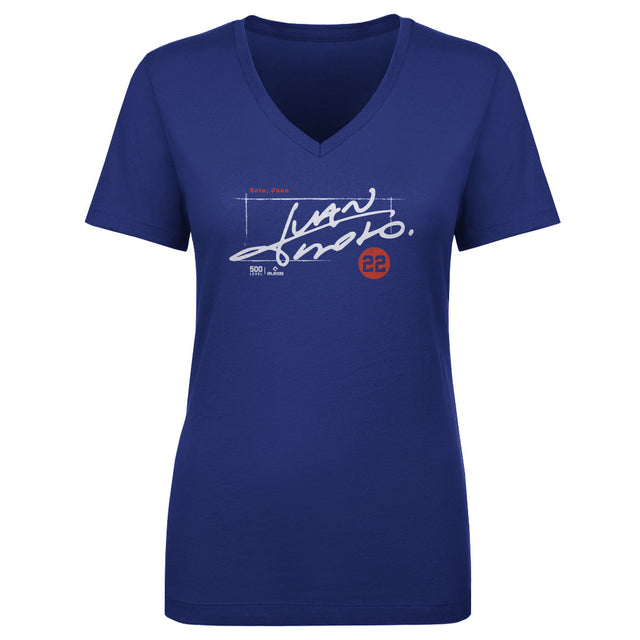 Juan Soto Women's V-Neck T-Shirt | 500 LEVEL