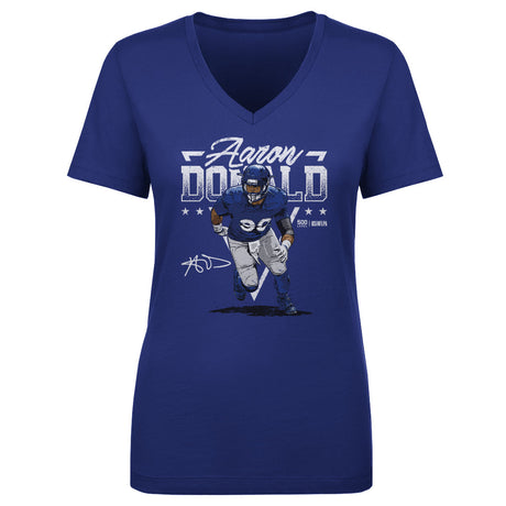 Aaron Donald Women's V-Neck T-Shirt | 500 LEVEL
