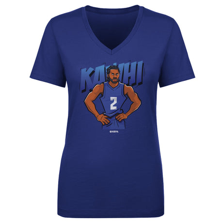 Kawhi Leonard Women's V-Neck T-Shirt | 500 LEVEL