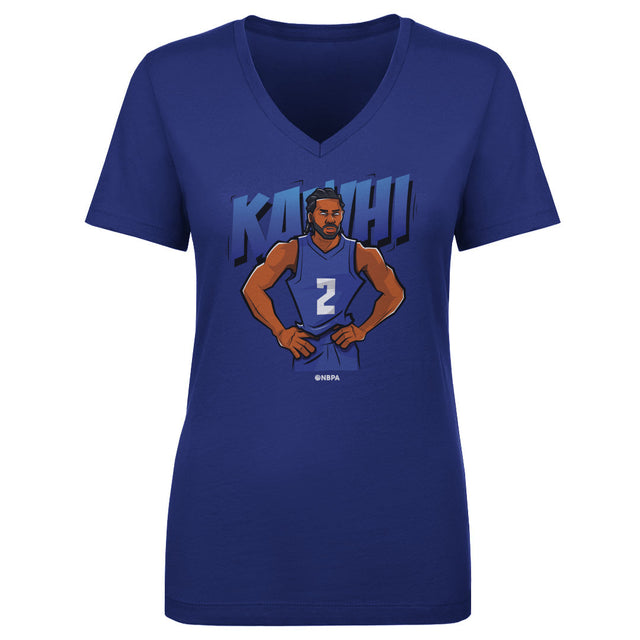 Kawhi Leonard Women's V-Neck T-Shirt | 500 LEVEL