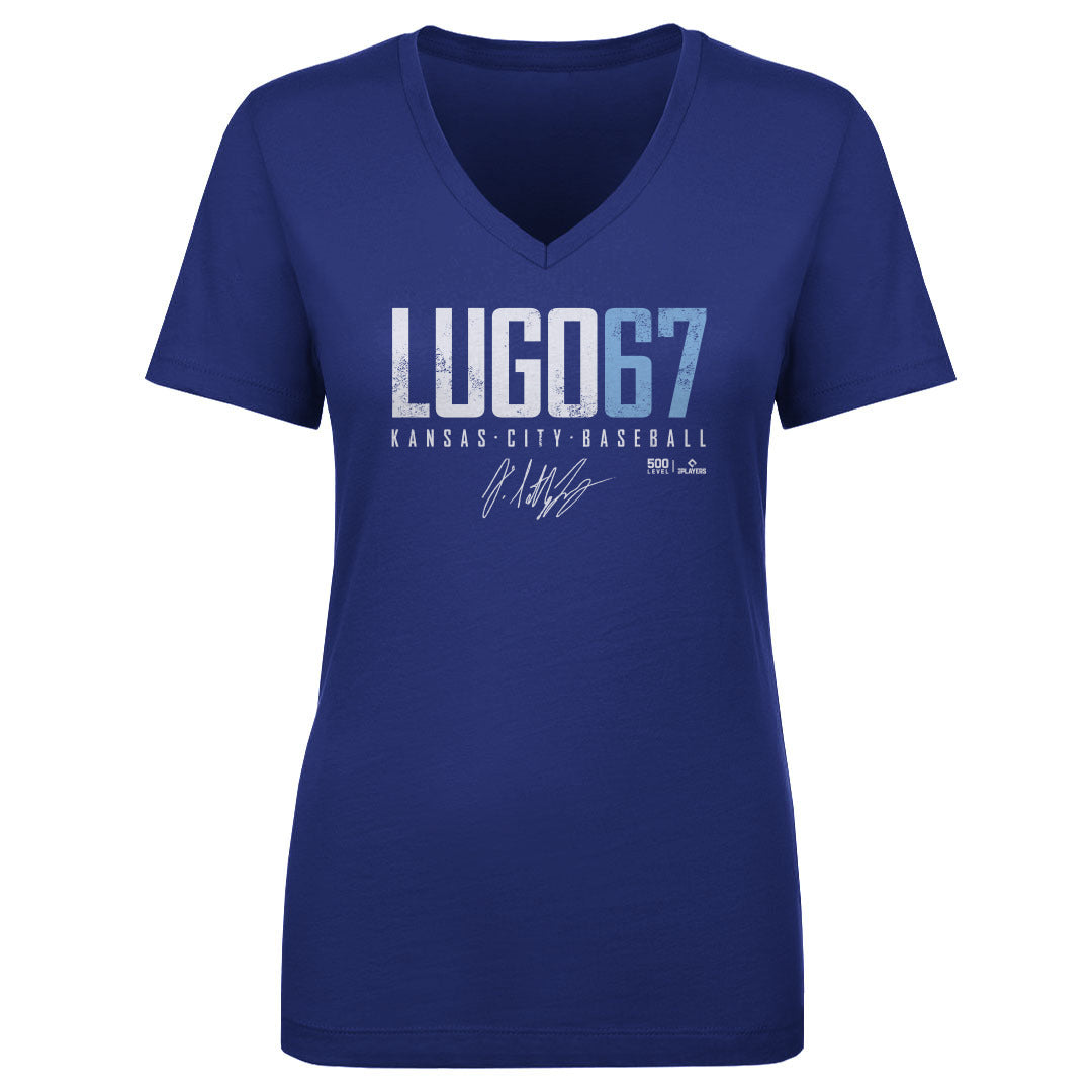 Seth Lugo Women's V-Neck T-Shirt | 500 LEVEL