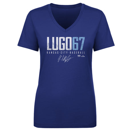 Seth Lugo Women's V-Neck T-Shirt | 500 LEVEL