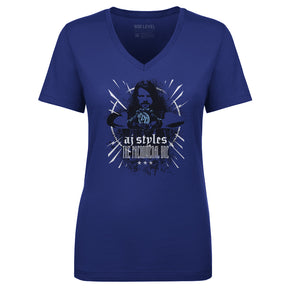 A.J. Styles Women's V-Neck T-Shirt | 500 LEVEL