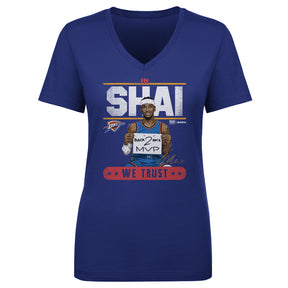 Shai Gilgeous-Alexander Women's V-Neck T-Shirt | 500 LEVEL