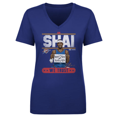 Shai Gilgeous-Alexander Women's V-Neck T-Shirt | 500 LEVEL