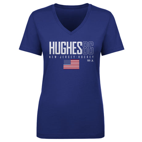 Jack Hughes Women's V-Neck T-Shirt | 500 LEVEL