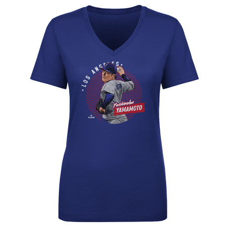 Yoshinobu Yamamoto Women's V-Neck T-Shirt | 500 LEVEL