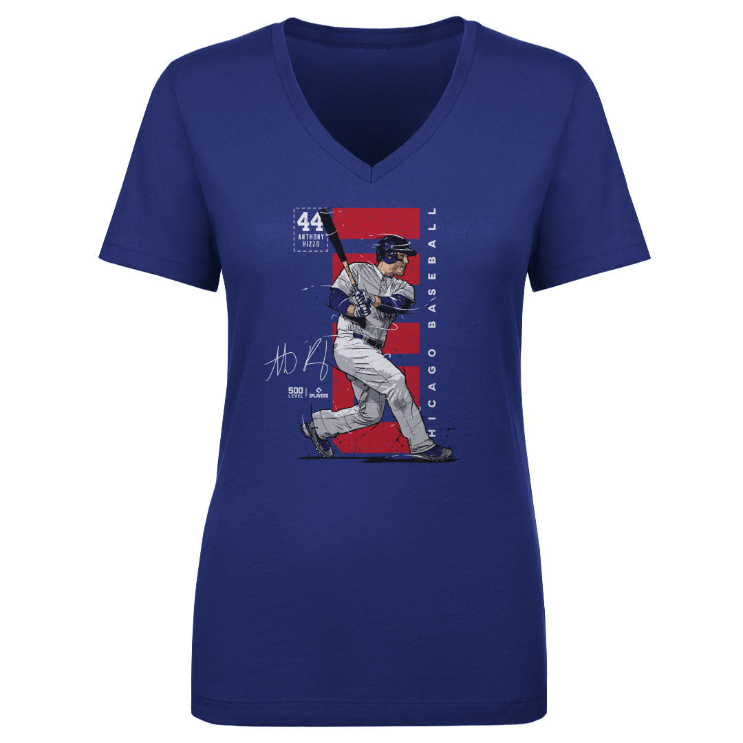 Anthony Rizzo Women's V-Neck T-Shirt | 500 LEVEL