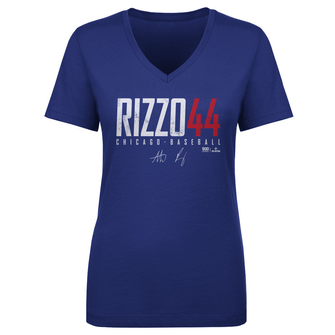 Anthony Rizzo Women's V-Neck T-Shirt | 500 LEVEL