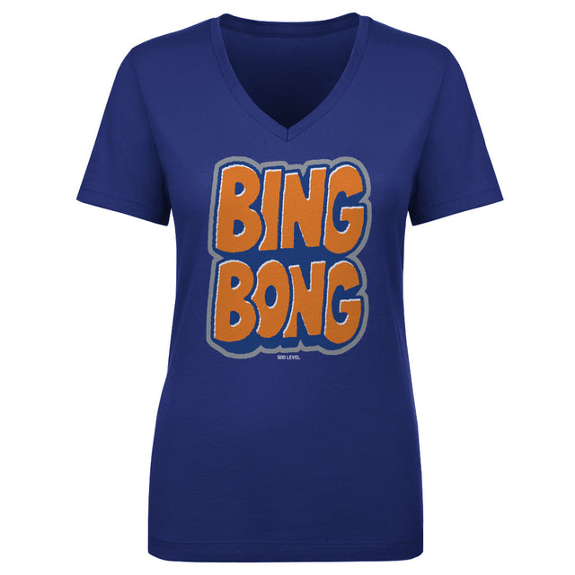 New York Basketball Women's V-Neck T-Shirt | 500 LEVEL