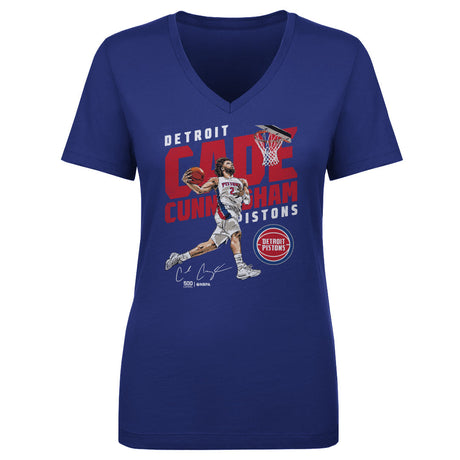 Cade Cunningham Women's V-Neck T-Shirt | 500 LEVEL