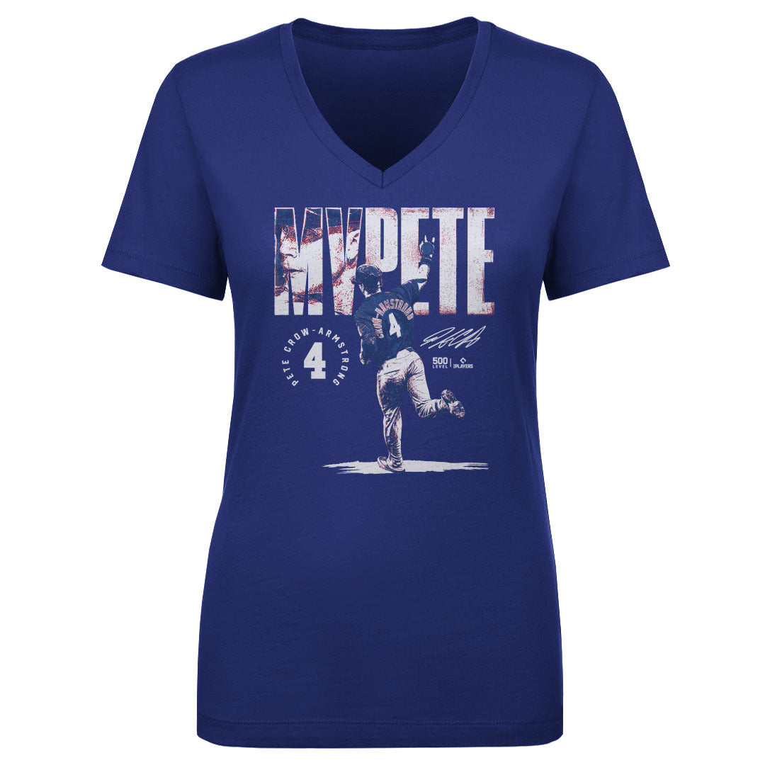 Pete Crow-Armstrong Women's V-Neck T-Shirt | 500 LEVEL